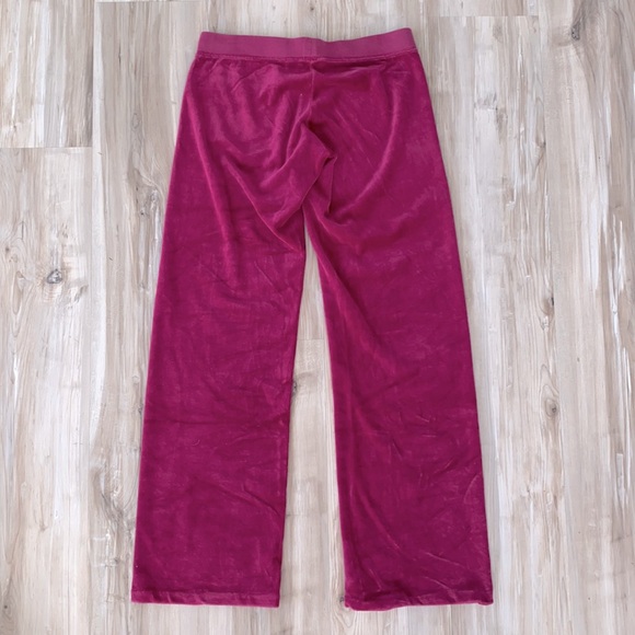 ❤️ Juicy Couture Classic Iconic Velour Drawstring Pants Size Small - Picture 2 of 6